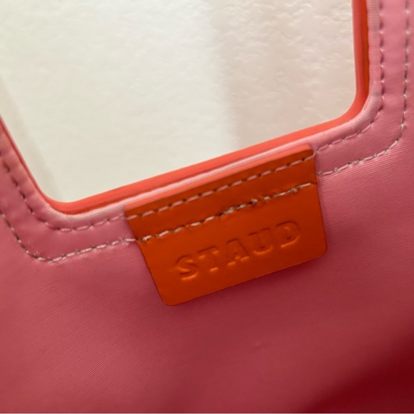 STAUD Pink and Orange Women's Tote - Picture 8 of 8